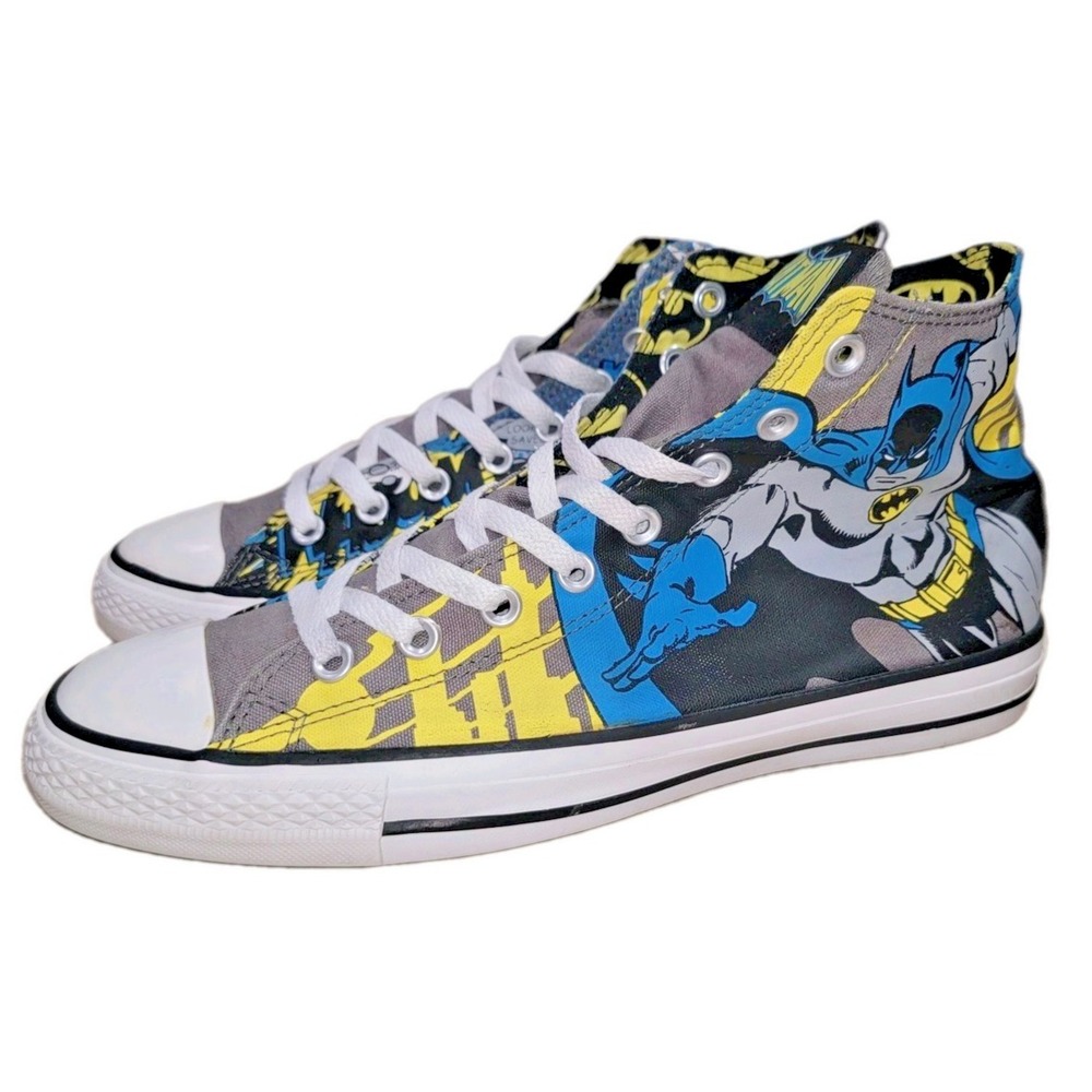Converse Chuck Taylor All Star High Top Men's Size 10 DC Comics Batman Shoes - Picture 2 of 12